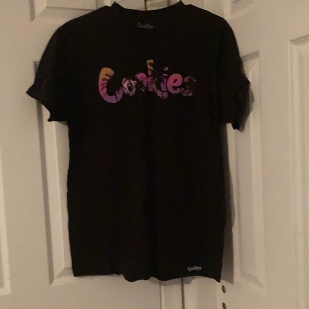 COOKIES unisex Short Sleeve Shirt Crew Neck - Size L